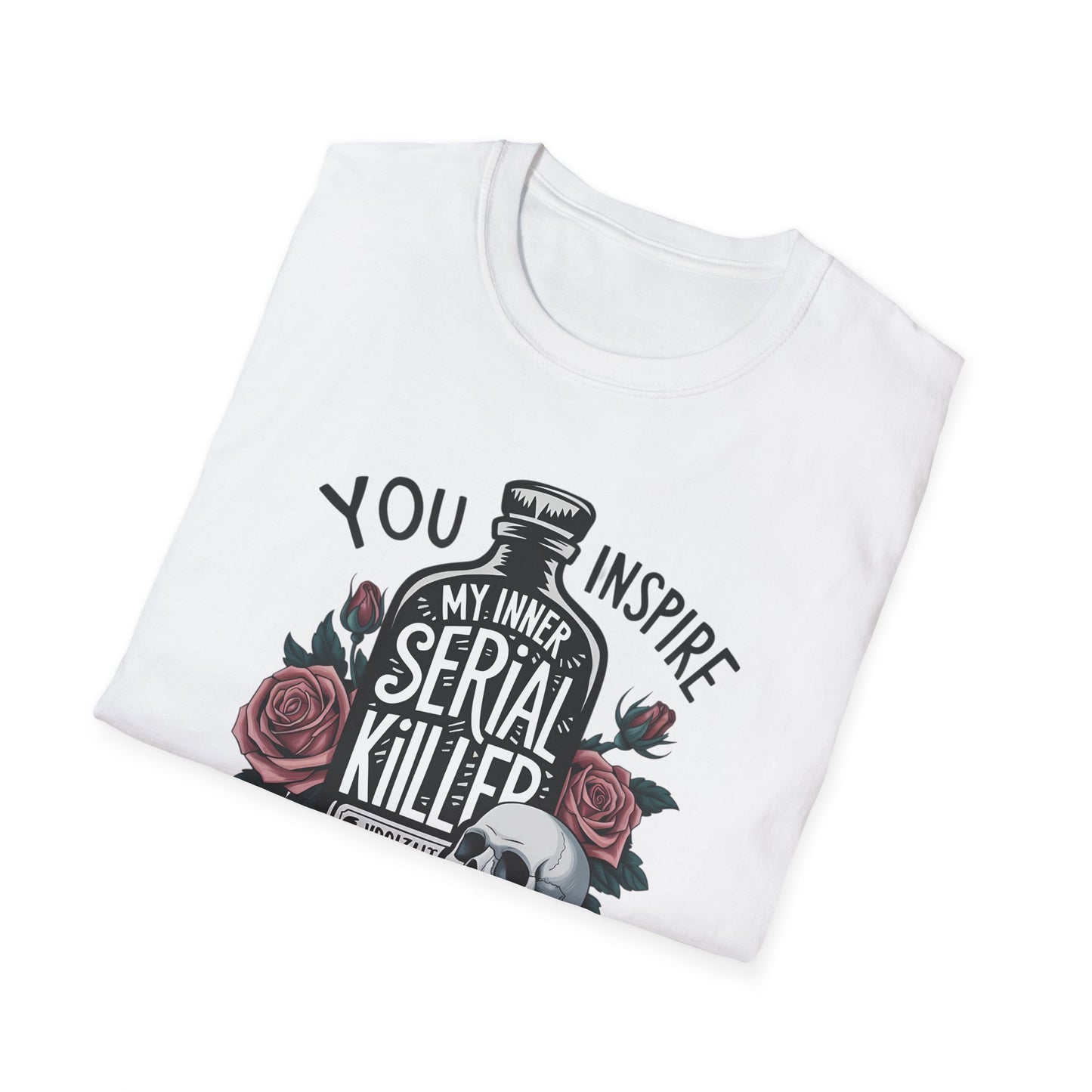 Dark Humor Unisex T-Shirt, Gift for Friends, Horror Lover Tee, Casual Wear, Unique Graphic Tee, Birthday Gift Idea