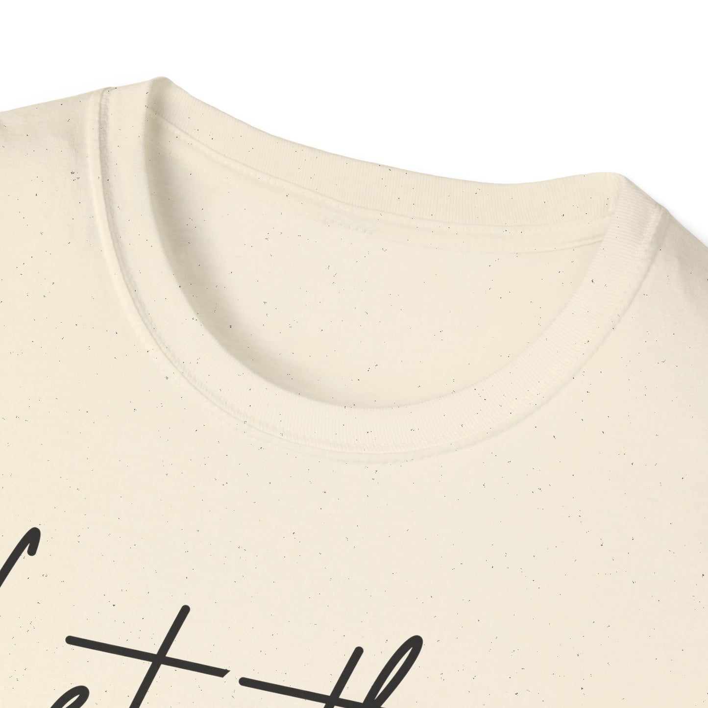 Let Them Minimalist Cursive T-Shirt  Handwritten Script Motivational Tee  Empowering Quote Graphic Shirt  Unisex Soft Aesthetic Top