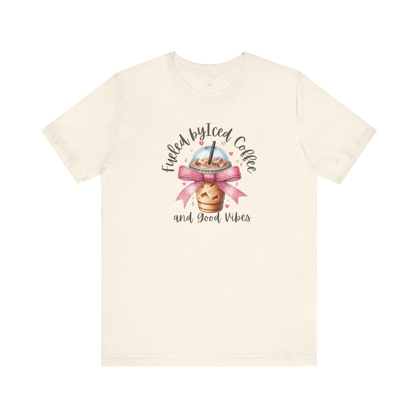 Iced Coffee Unisex Tee - Funny Coffee Lover Shirt, Gift for Baristas, Perfect for Cafes, Summer Outfit, Great for Birthdays