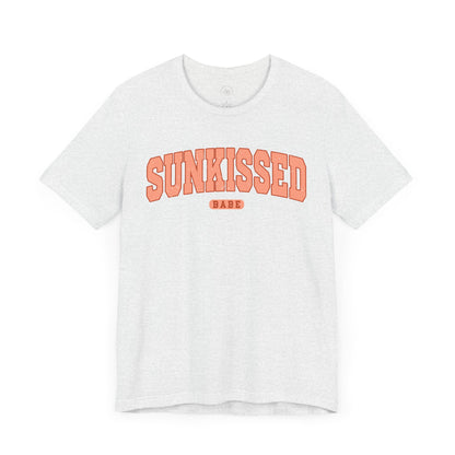 Sunkissed Babe Tee - Summer Vibes, Casual Wear, Beach Shirt, Gift for Friends, Trendy Cotton T-Shirt