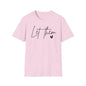 Let Them Minimalist Cursive T-Shirt  Handwritten Script Motivational Tee  Empowering Quote Graphic Shirt  Unisex Soft Aesthetic Top