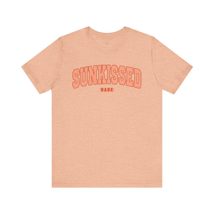 Sunkissed Babe Tee - Summer Vibes, Casual Wear, Beach Shirt, Gift for Friends, Trendy Cotton T-Shirt
