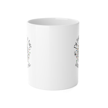 Christmas Chaos Mug | Tangled Lights Funny Mug | Relatable Holiday Gift | 11oz White Coffee Cup