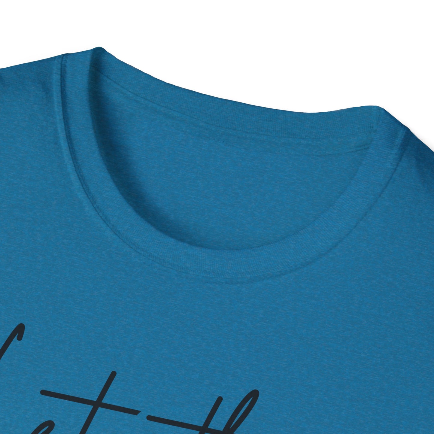 Let Them Minimalist Cursive T-Shirt  Handwritten Script Motivational Tee  Empowering Quote Graphic Shirt  Unisex Soft Aesthetic Top