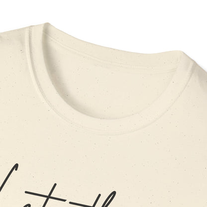 Let Them Minimalist Cursive T-Shirt  Handwritten Script Motivational Tee  Empowering Quote Graphic Shirt  Unisex Soft Aesthetic Top