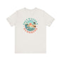 Salt Water & Sunshine Beach Vibes T-Shirt, Summer Apparel, Vacation Shirt, Gift for Ocean Lovers, Jersey Short Sleeve Tee