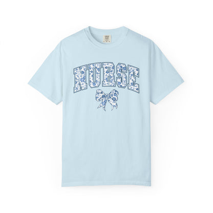 Nurse Chinoiserie Coquette T-Shirt, Top Tee, Medical Fashion Top, RN Shirt, Unisex Healthcare Apparel