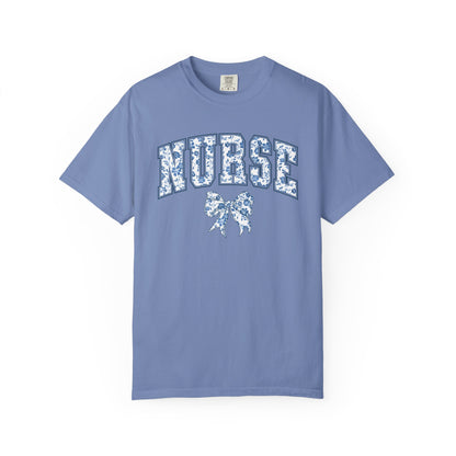 Nurse Chinoiserie Coquette T-Shirt, Top Tee, Medical Fashion Top, RN Shirt, Unisex Healthcare Apparel