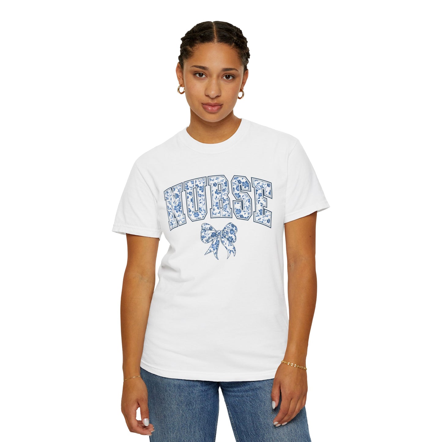 Nurse Chinoiserie Coquette T-Shirt, Top Tee, Medical Fashion Top, RN Shirt, Unisex Healthcare Apparel