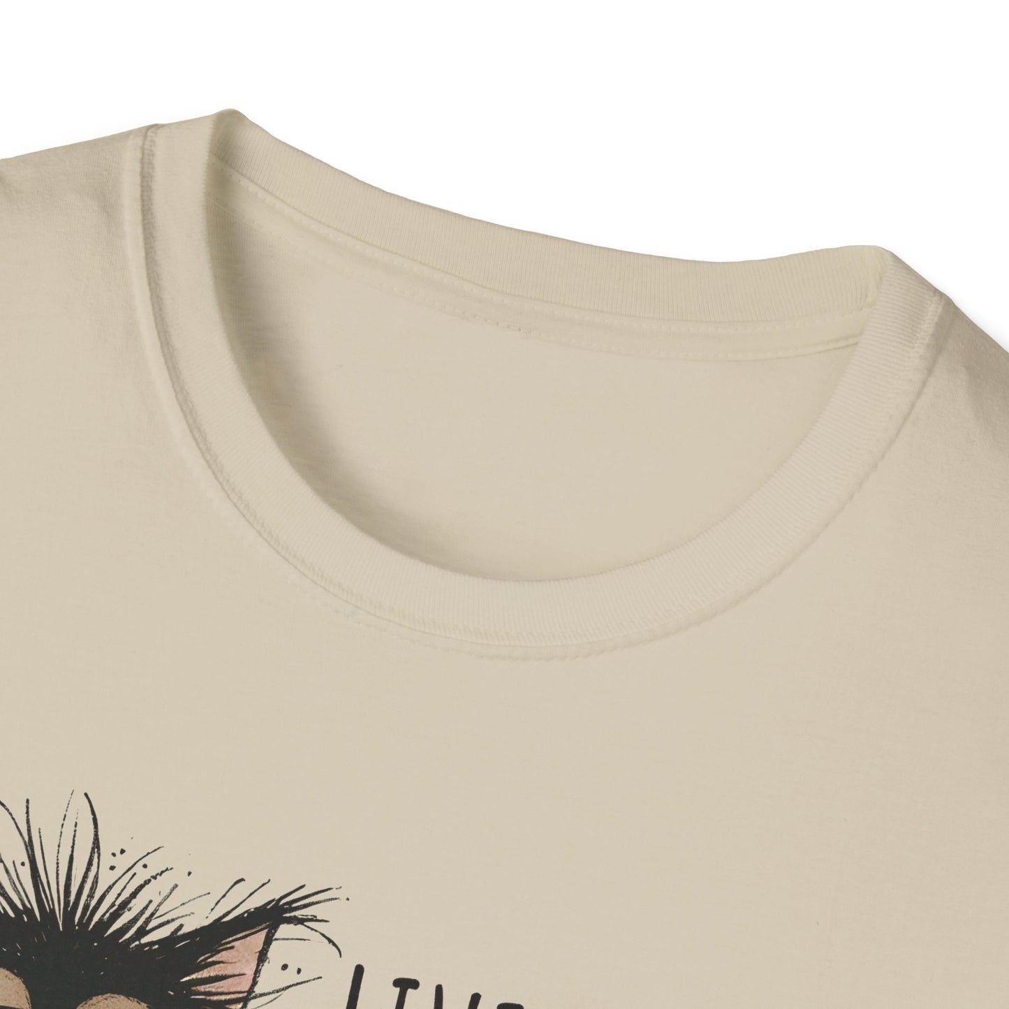 Tired Graphic T-Shirt  Frazzled Black Cat Coffee Tee  Funny Exhausted Cat Lover Shirt Unisex Humor Pet Tee