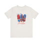 Patriotic Ice Cream Tee - 'Tastes Like Freedom' Unisex Jersey Short Sleeve T-Shirt, July 4th, Summer Vibes, Casual Wear, Gift Ideas