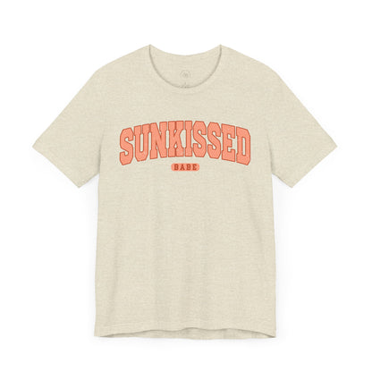Sunkissed Babe Tee - Summer Vibes, Casual Wear, Beach Shirt, Gift for Friends, Trendy Cotton T-Shirt