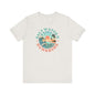 Salt Water & Sunshine Beach Vibes T-Shirt, Summer Apparel, Vacation Shirt, Gift for Ocean Lovers, Jersey Short Sleeve Tee