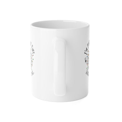 Christmas Chaos Mug | Tangled Lights Funny Mug | Relatable Holiday Gift | 11oz White Coffee Cup