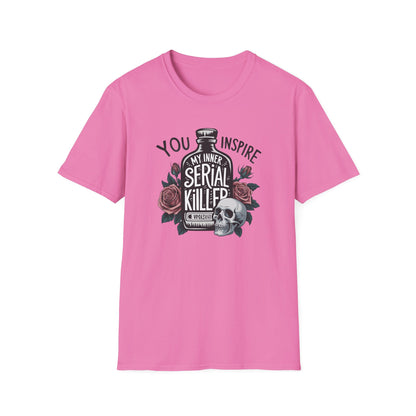 Dark Humor Unisex T-Shirt, Gift for Friends, Horror Lover Tee, Casual Wear, Unique Graphic Tee, Birthday Gift Idea