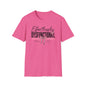 Effortlessly Dysfunctional Graphic T-Shirt  Cute Pink Bow Shirt for Women  Funny Mental Health Humor Tee  Sassy Aesthetic Comfort Tee