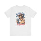Vintage Style Graphic Tee - Born Free - Summer Fashion, Gift for Her, Fun Statement Shirt, Retro Tee