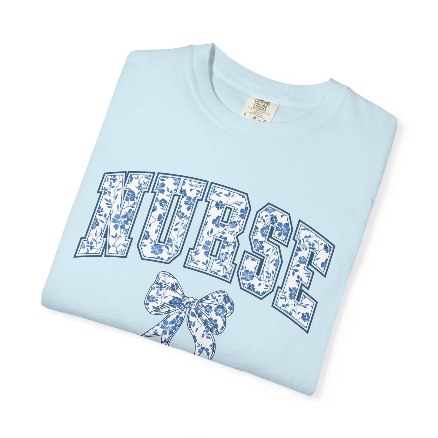Nurse Chinoiserie Coquette T-Shirt, Top Tee, Medical Fashion Top, RN Shirt, Unisex Healthcare Apparel