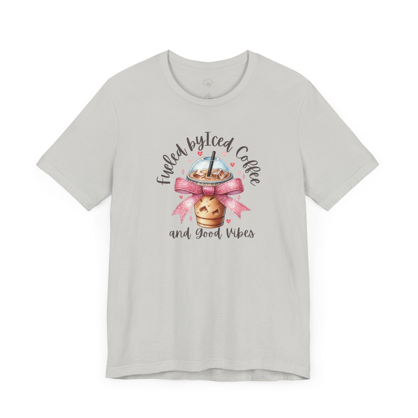 Iced Coffee Unisex Tee - Funny Coffee Lover Shirt, Gift for Baristas, Perfect for Cafes, Summer Outfit, Great for Birthdays