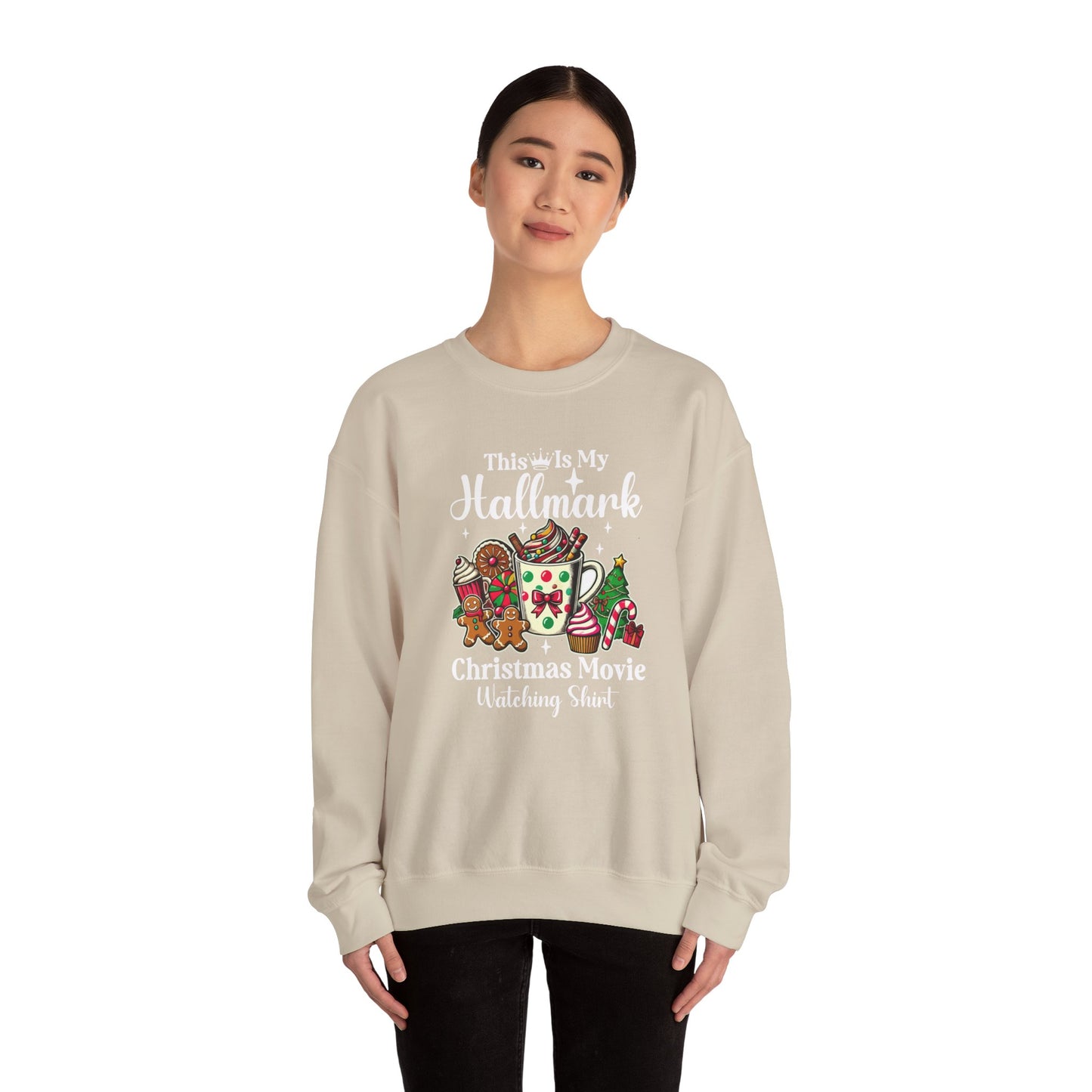 This Is My Hallmark Christmas Movie Watching Shirt Sweatshirt | Holiday Hot Cocoa Gingerbread