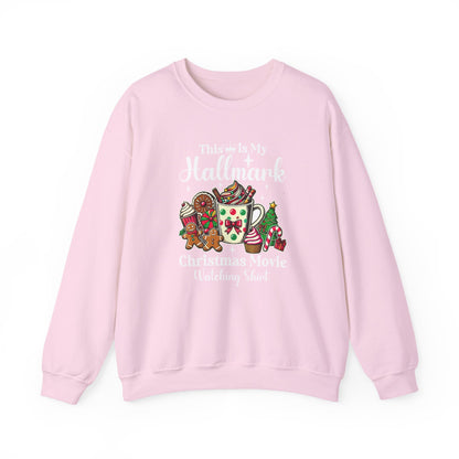 This Is My Hallmark Christmas Movie Watching Shirt Sweatshirt | Holiday Hot Cocoa Gingerbread