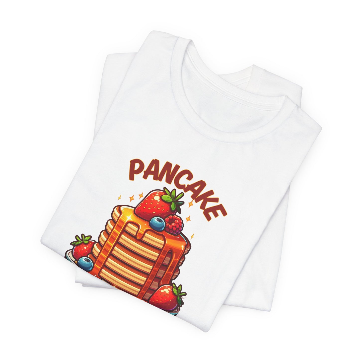 Pancake Maker Father Tee, Short Stack Child Shirt, Fun Fathers Day Gift, Unisex Tshirt, Family Matching Outfits