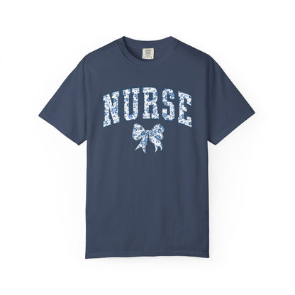 Nurse Chinoiserie Coquette T-Shirt, Top Tee, Medical Fashion Top, RN Shirt, Unisex Healthcare Apparel