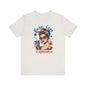 Vintage Style Graphic Tee - Born Free - Summer Fashion, Gift for Her, Fun Statement Shirt, Retro Tee