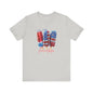 Patriotic Ice Cream Tee - 'Tastes Like Freedom' Unisex Jersey Short Sleeve T-Shirt, July 4th, Summer Vibes, Casual Wear, Gift Ideas