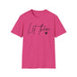 Let Them Minimalist Cursive T-Shirt  Handwritten Script Motivational Tee  Empowering Quote Graphic Shirt  Unisex Soft Aesthetic Top