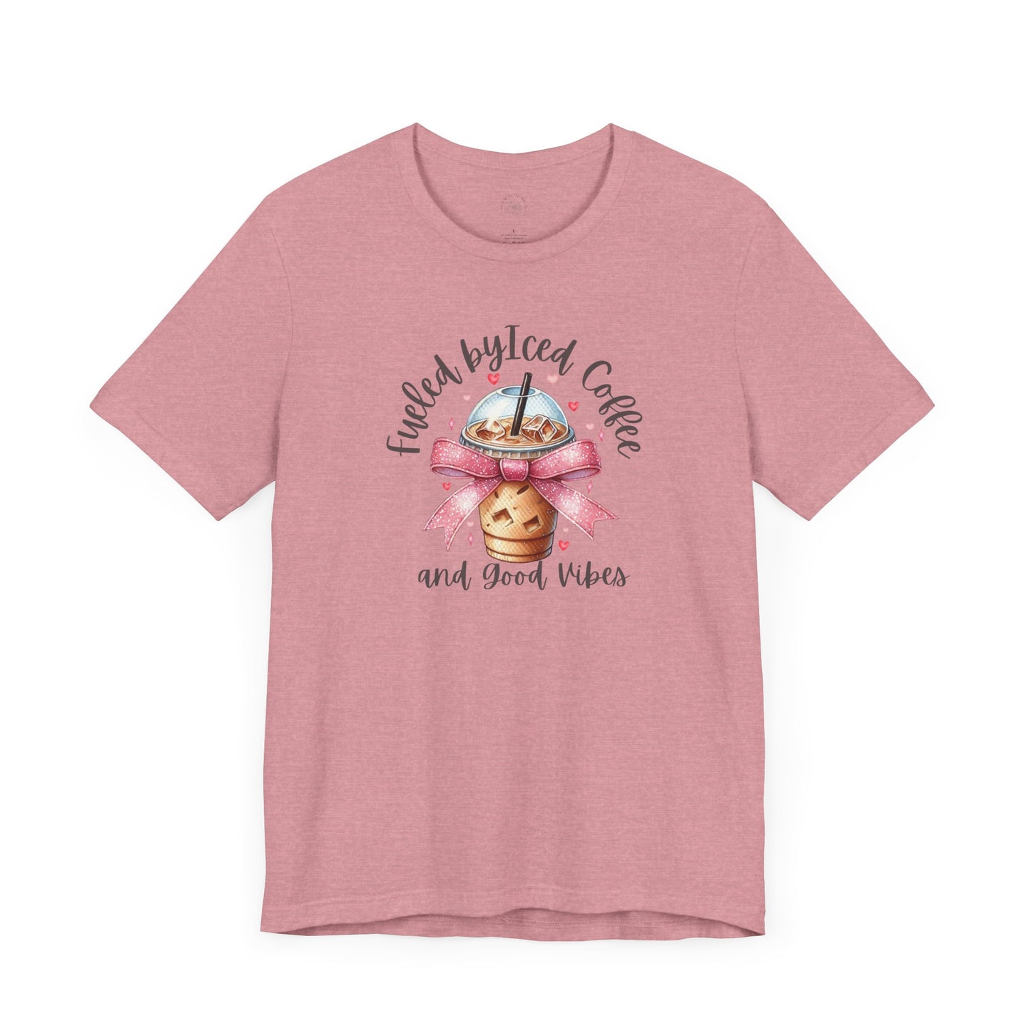 Iced Coffee Unisex Tee - Funny Coffee Lover Shirt, Gift for Baristas, Perfect for Cafes, Summer Outfit, Great for Birthdays