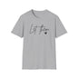 Let Them Minimalist Cursive T-Shirt  Handwritten Script Motivational Tee  Empowering Quote Graphic Shirt  Unisex Soft Aesthetic Top