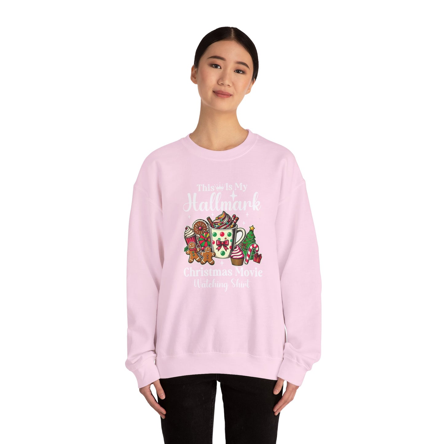 This Is My Hallmark Christmas Movie Watching Shirt Sweatshirt | Holiday Hot Cocoa Gingerbread