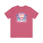 Salty T-Shirt  Tropical Sunset Shirt Beach Graphic Tee Coastal Summer Shirt for Women Salty Vibes Vacation Shirt Women's Summer T-Shirts