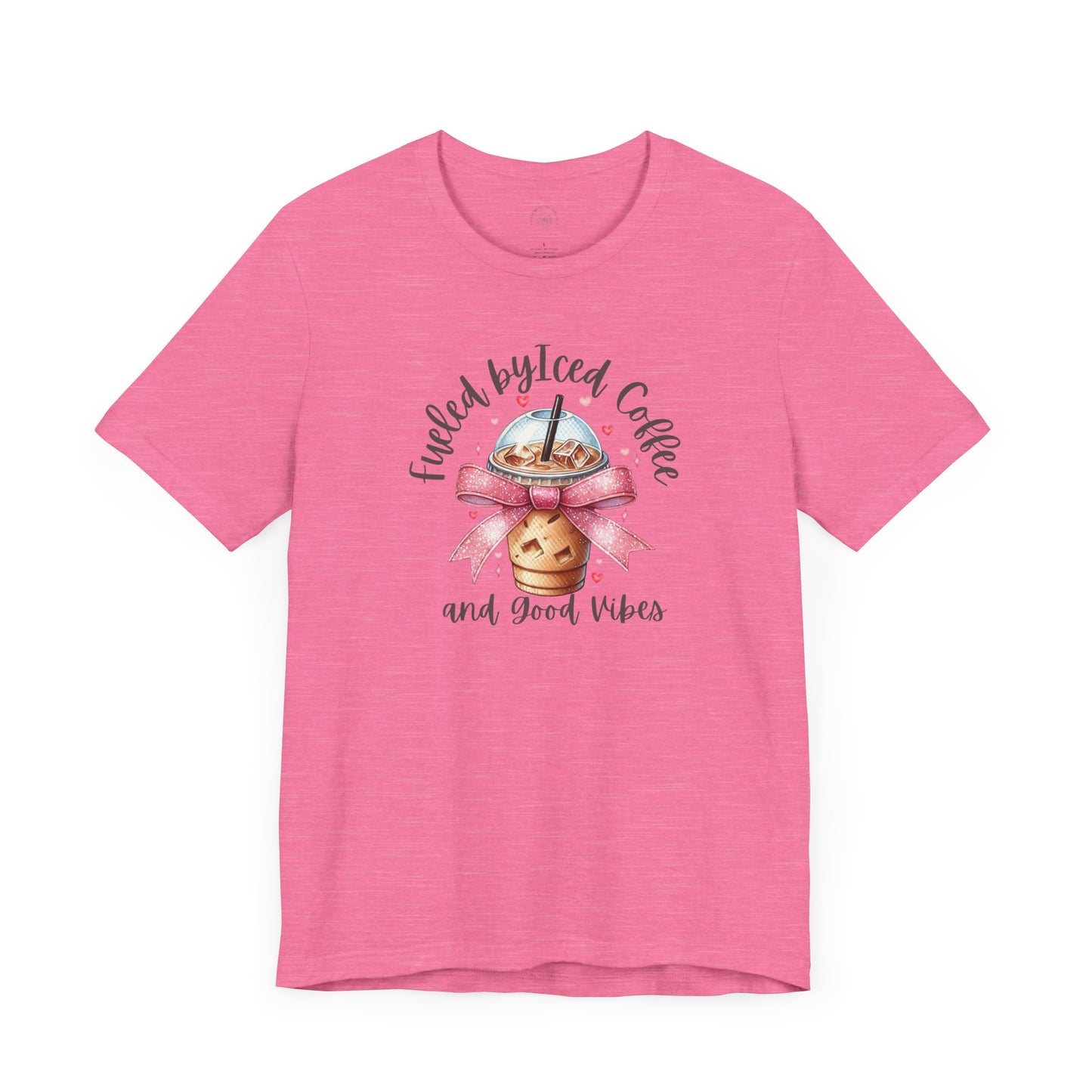 Iced Coffee Unisex Tee - Funny Coffee Lover Shirt, Gift for Baristas, Perfect for Cafes, Summer Outfit, Great for Birthdays