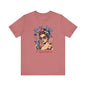 Vintage Style Graphic Tee - Born Free - Summer Fashion, Gift for Her, Fun Statement Shirt, Retro Tee