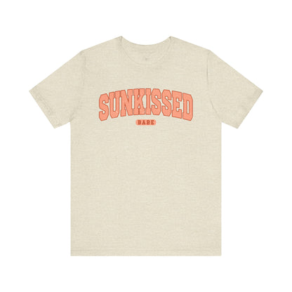 Sunkissed Babe Tee - Summer Vibes, Casual Wear, Beach Shirt, Gift for Friends, Trendy Cotton T-Shirt