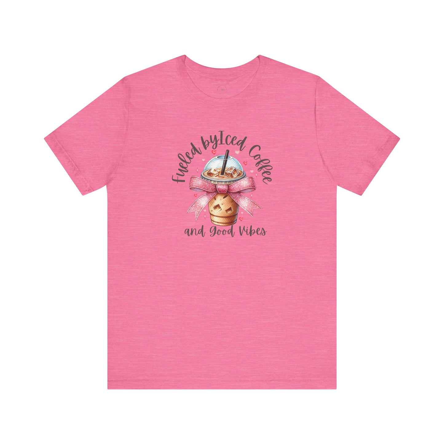 Iced Coffee Unisex Tee - Funny Coffee Lover Shirt, Gift for Baristas, Perfect for Cafes, Summer Outfit, Great for Birthdays