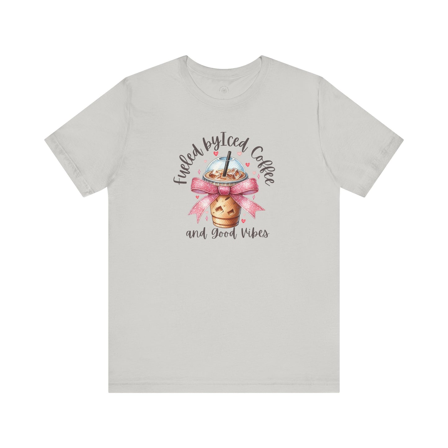 Iced Coffee Unisex Tee - Funny Coffee Lover Shirt, Gift for Baristas, Perfect for Cafes, Summer Outfit, Great for Birthdays