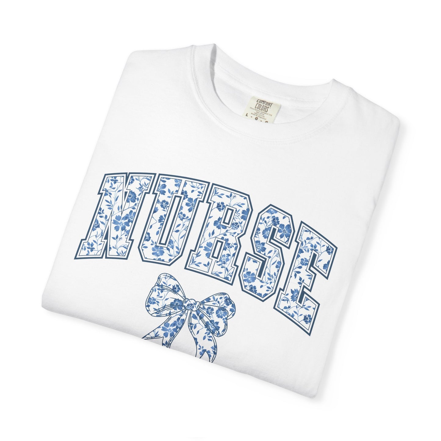 Nurse Chinoiserie Coquette T-Shirt, Top Tee, Medical Fashion Top, RN Shirt, Unisex Healthcare Apparel