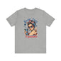 Vintage Style Graphic Tee - Born Free - Summer Fashion, Gift for Her, Fun Statement Shirt, Retro Tee